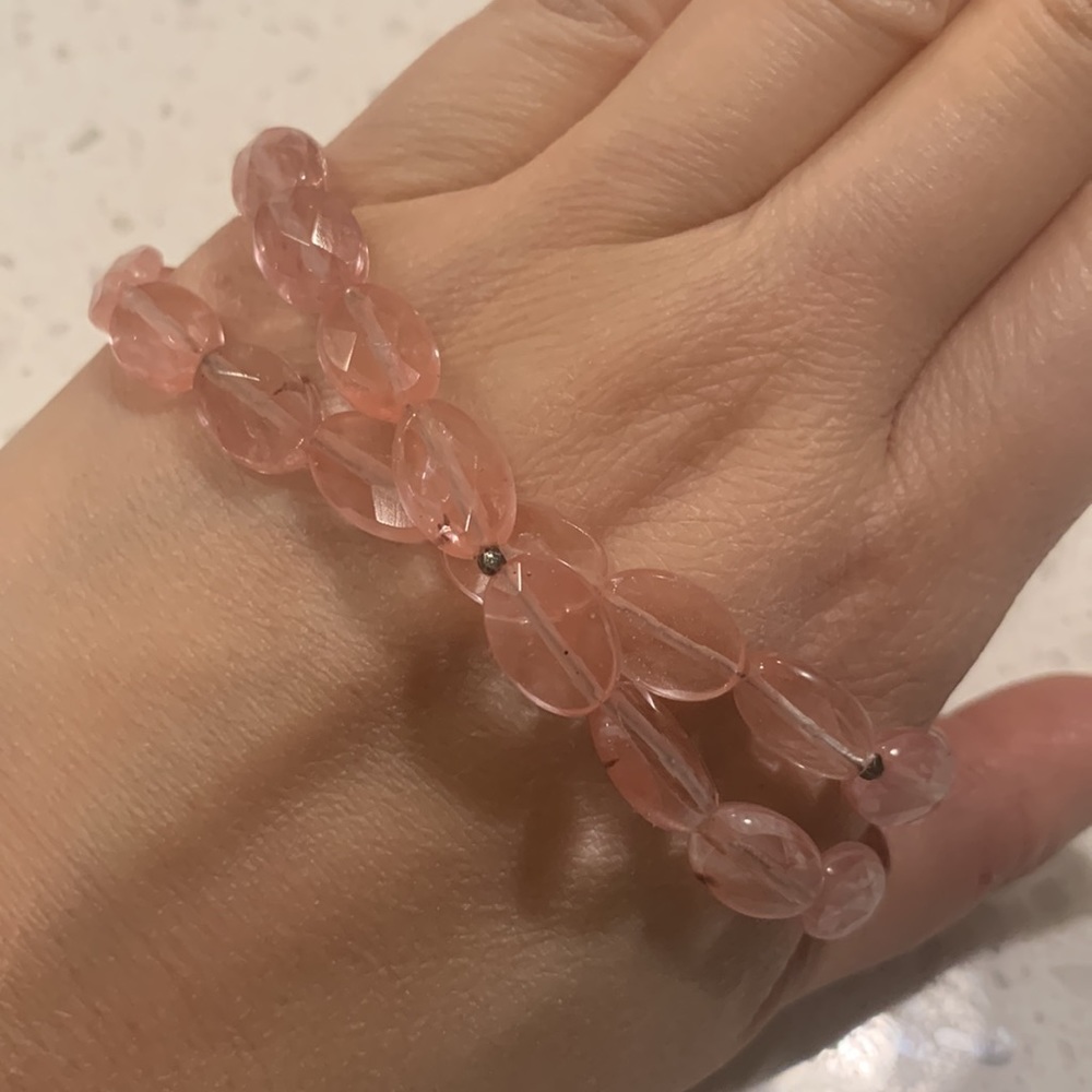 EUC Light Pink Necklace